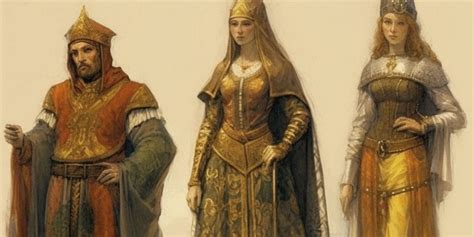 fashionably feudal   people wear   middle ages history