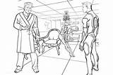 Tron Coloring Pages Flynn Kevin Legacy Sam Son Meet His sketch template