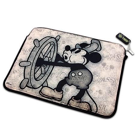 disney laptop sleeve reversible classic mickey mouse