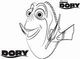 Dory Coloring Pages Sheet Kids sketch template