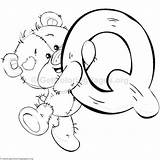 Coloring Alphabet Pages Teddy Bear Getcoloringpages Letter Sheets する Pasta Escolha 選択 ボード sketch template