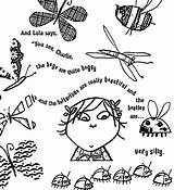Lola Charlie Coloring Beetles sketch template
