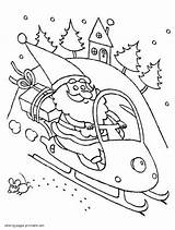 Snowmobile Coloring Pages Library Santa Insertion Codes sketch template
