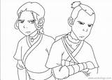 Sokka Airbender Coloring4free Xcolorings Noncommercial sketch template