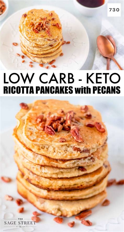 fluffy  delicious keto  carb pancakes  ricotta cheese