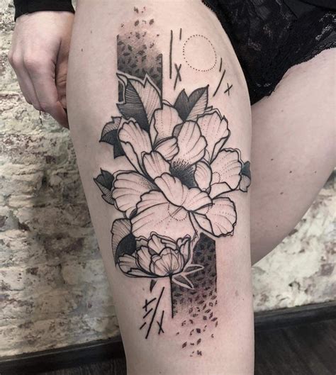 arnaud point noir flower tattoo ink tattoos flowers black people tatuajes tattoo india