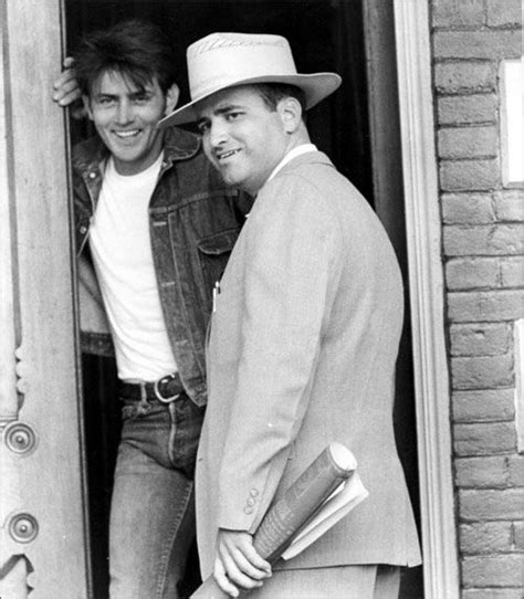 Terrence Malick And Martin Sheen On The Set Of Badlands Martin