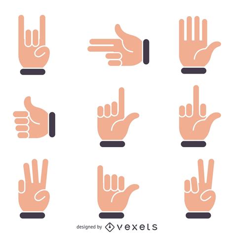 symbols hand signs