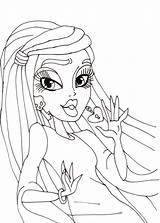Coloring Monster High Pages Vondergeist Spectra Beautiful Cool Books Adult Anycoloring sketch template