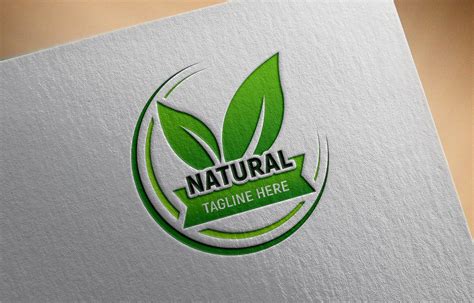 natural logo design  psd template graphicsfamily