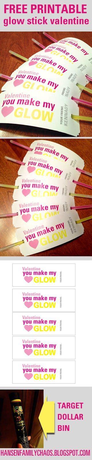 glow stick valentine printable  moms