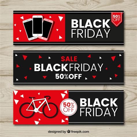 vector black friday banners