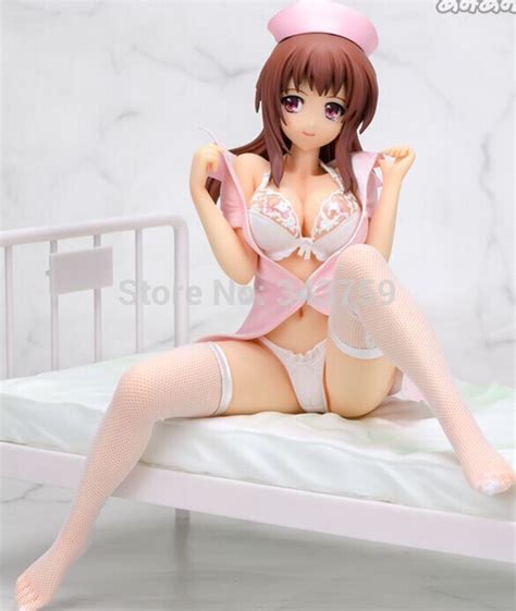sexy japanese anime lechery nurse miyu vol 11 er 1 6 statue figurine 16cm pink in action and toy