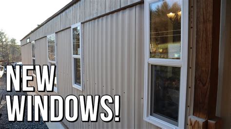 mobile home window replacement kinro   vinyl windows  aluminum metal siding home youtube
