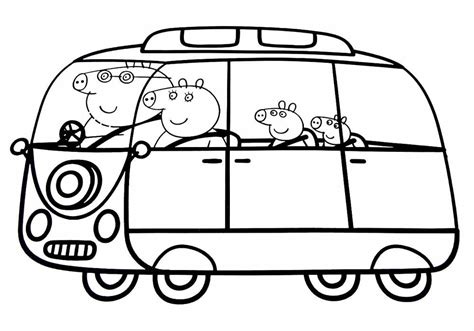 peppa pig coloring pages coloring pages