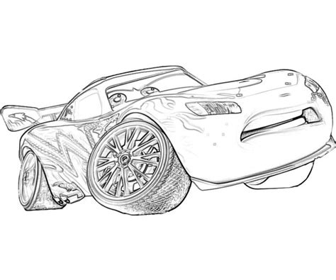 lightning mcqueen coloring pages  print