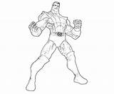 Coloring Colossus Juggernaut Colossal Héros sketch template