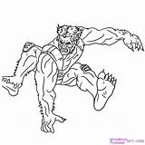 Beast Men Coloring Pages Marvel Getdrawings Getcolorings sketch template