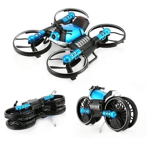 kvadrokopter transformer dron mototsikl na radiokeruvanni leap    blakitniy foto