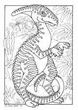 Dinosaurier Malvorlage Kleurplaat Abbildung Große Herunterladen Ausdrucken sketch template