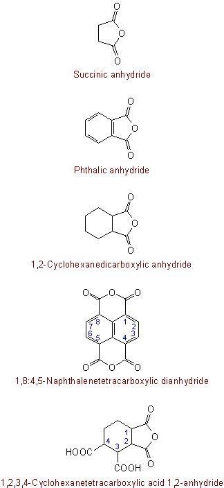 rule   acid anhydrides