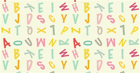printable alphabet scrapbooking paper  nursery print alphabet