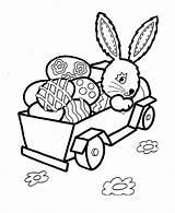 Easter Coloring Pages Egg Eggs Bunny Truck Toy Sheets Printable Clipart Book Children Giving Library Print Baskets Hard Honkingdonkey sketch template