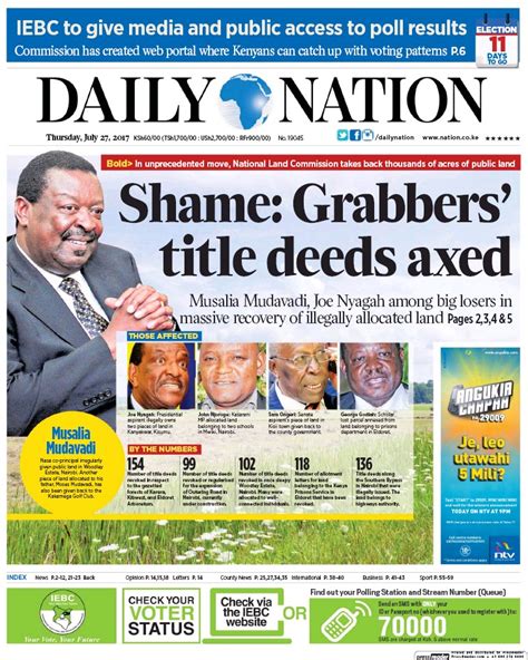 daily nation newspaper breaking news  epaper kenyacradle