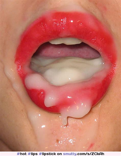 lips lipstick cumlips cum mouthful tasty cumhungry sexy hot