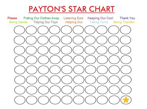 pin  star chartsreward system