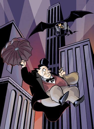 the bat chases the penguin batman the animated series the penguin