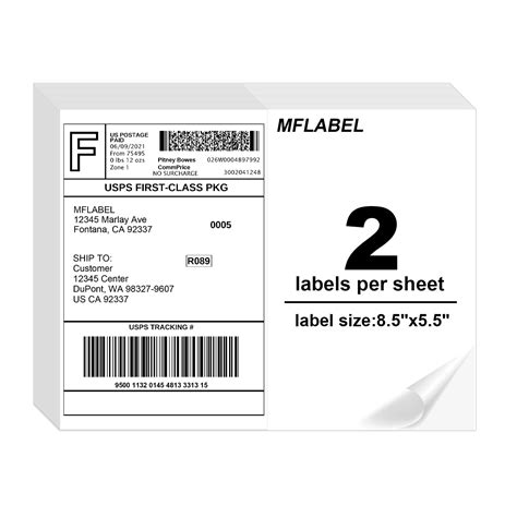 buy mflabel   sheet laserink jet usps ups fedex shipping labels   desertcartcanada