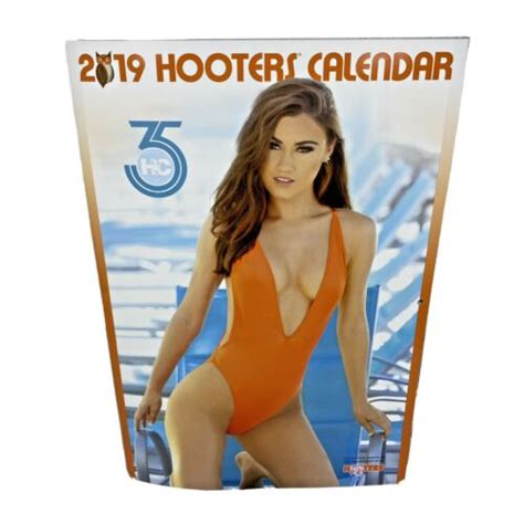 Official 2019 Hooters Girls Calendar Hot Sexy Female Bikini Models