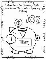 Pages Lds Tithing Coloring Pay Printable Lesson Template sketch template