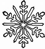 Coloring Snowflake Pages Printable Print Snowflakes Line Drawing Clipart Color Sheet Christmas Patterns Adults Simple Cliparts Clip Winter Kindergarten Small sketch template