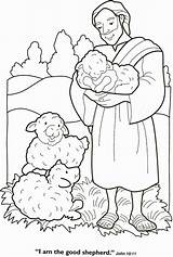 Sheep Coloring Feed Pages Lost Bible Printable Shepherd Parable Lord Good sketch template