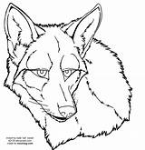 Coyote Face Lineart Drawing Head Getdrawings Deviantart Login sketch template