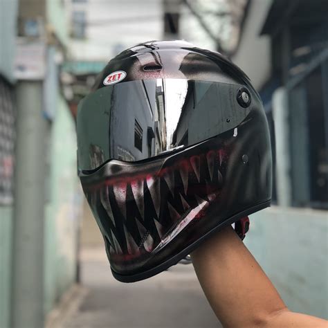 custom venom helmets full face helmets unique helmets  etsy