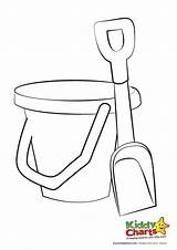 Spade Bucket Offering sketch template