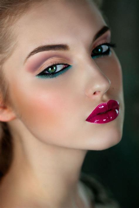 Beautiful Lips Perfect Makeup Beauty Face