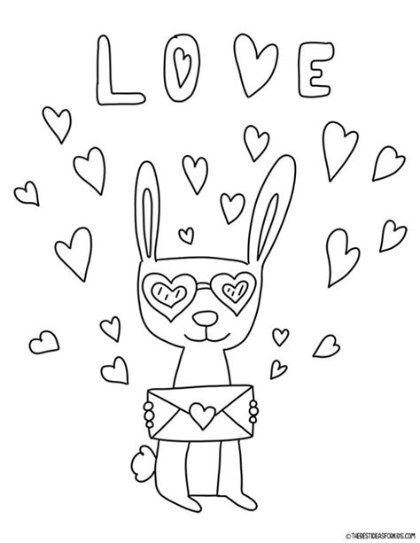 valentines day coloring pages  printables   ideas  kids
