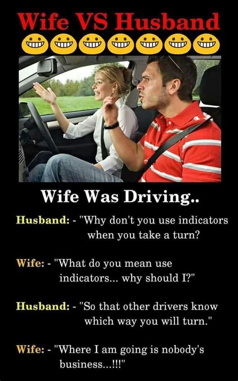 pin by sidharth narvekar on funny driving memes wife vs