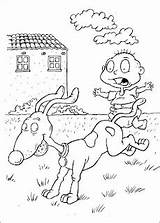 Coloring Pages Told Ginger Sheets Cartoon sketch template