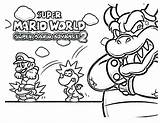 Mario Coloring Pages Super Characters Printable Baby Color Getcolorings Colorings sketch template