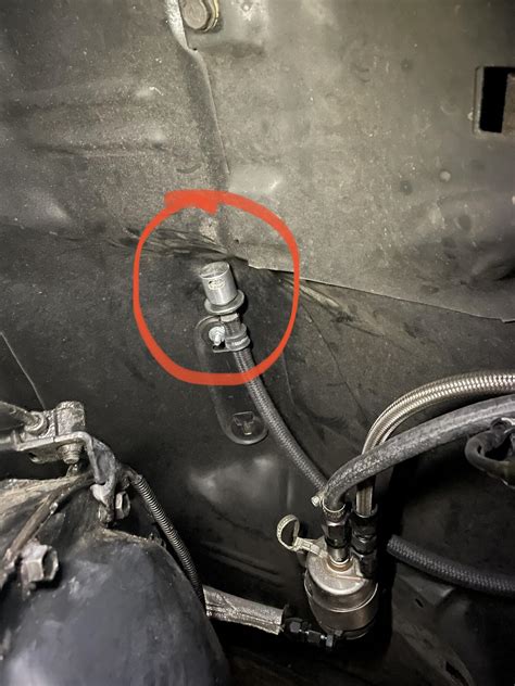 gas leaking   tank vent