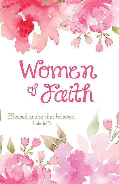 Church Bulletin 11 Mothers Day Women Of Faith Pack