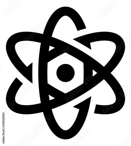 atom particle vector icon stock image  royalty  vector files  fotoliacom pic