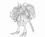Omnimon Weapon Coloring Pages sketch template