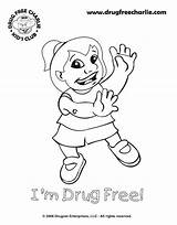 Coloring Drugs Pages Drug Say Printable Week Just Adults Anti Ribbon Red Drawing Kids Drawings Designlooter Color Dope Worksheets Comments sketch template