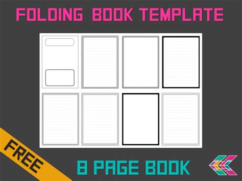 folding book template teaching resources